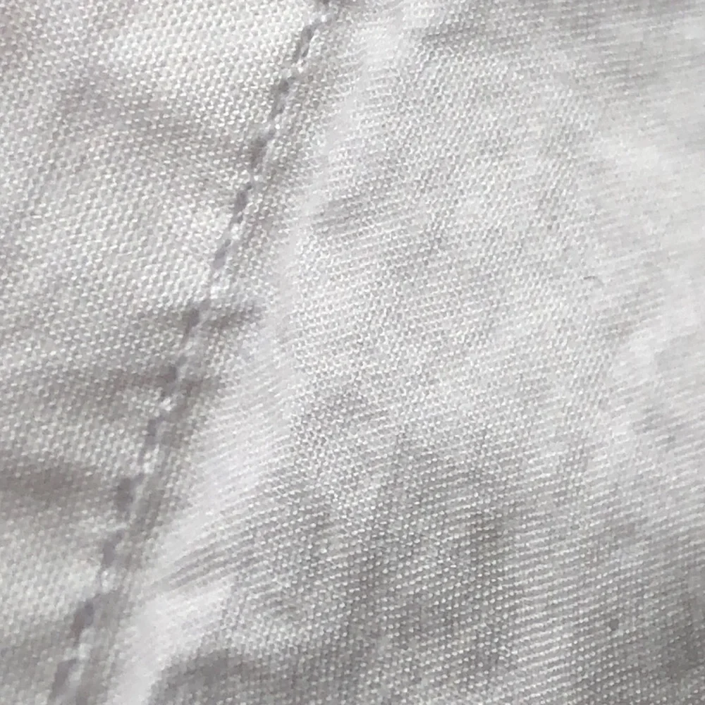 Restoration Hardware ITALIAN HOTEL SATIN STITCH Euro SHAM Fog White Silver